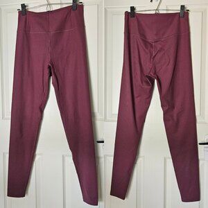 Girlfriend Collective Compressive Rib High-Rise Legging in Mauve